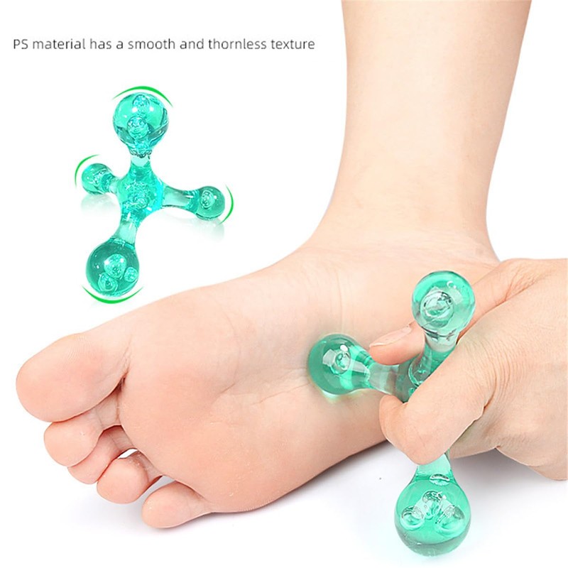 Manual Trigger Point Massage Tool, 2 Pcs 4 Knob Massage