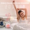 AIRIVO Alarm Clock Night Lights, Built-in Battery Alarm Clock for