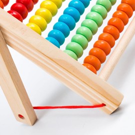 Toyvian 1pc Educational Students Toy Abacus Math Learning Classic Arithmetic Education Early Tool Number Chinese Wooden Kids Wood Adult Toddlers Toys Children Supplies for