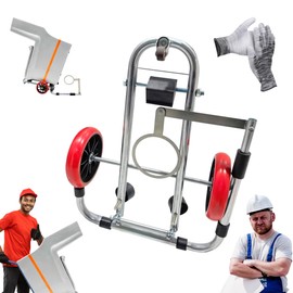 Toilet Lifting Tool - Portable Installation Jack with Foldable Cart, Heavy-Duty Wheels for Easy Toilet Repair, Move & Positioning by Plumbers