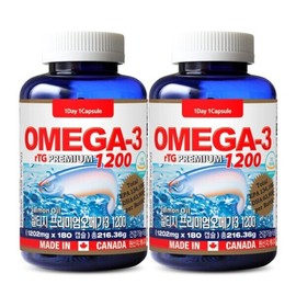 통라이프 () 프리미엄 알티지오메가3-1200+비타민D(1201.2mg x 180캡슐) Tong Life Premium RTG Omega 3-1200 + Vitamin D (1201.2mg x 180 capsules)