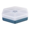 Melii Luxe Hexagon Snackle Box - Blue