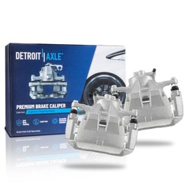 Detroit Axle - Front Brake Calipers for 07-17 Toyota Camry 08-18 Avalon 07-18 Lexus ES350, Disc Brake Calipers with Bracket 2007 2008 2009 2010 2011 2012 2013 2014 2015 2016 2017 Replacement