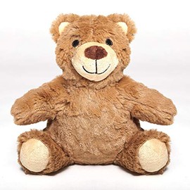 Pistachio Pet Dog Toy - Plush Teddy Bear With Squeaker. 8.5"/22cm
