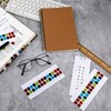 A-Z 26 Alphabet Tabs, Self Adhesive - White and Colorful