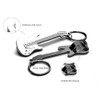 Gifticuffs Metal Bottle Opener Electric Rock Guitar with Keyring Attachment