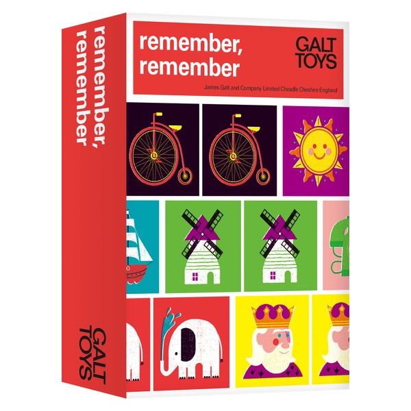 Galt Toys, Remember, Remember, Classic Matching Pairs Game for Kids,