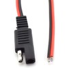 SDTC Tech 2 Pcs 18AWG SAE Extension Cable 2-Pin SAE