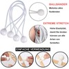Pack of 30 Bungees with Ball, 15 cm and 20