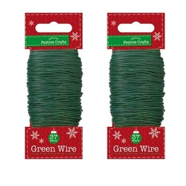 74m Reel Wire Florist Rose Roll Floristry Crafts Binding Christmas Wreath Garden