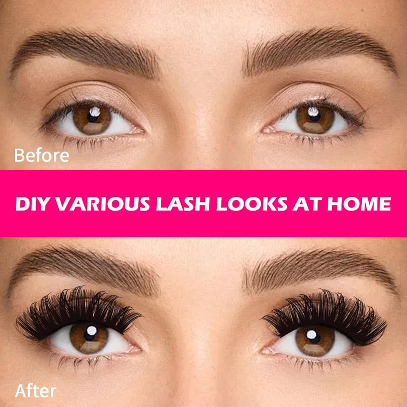 RITALASH Lash Clusters DIY Cluster Lashes Fluffy Volume Eyelash Clusters