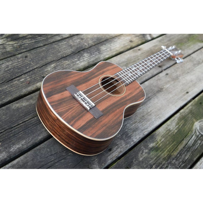 Aloha Ukulele Ebony Wood, Many Sizes, W/Wt EQ (Canadian brand)
