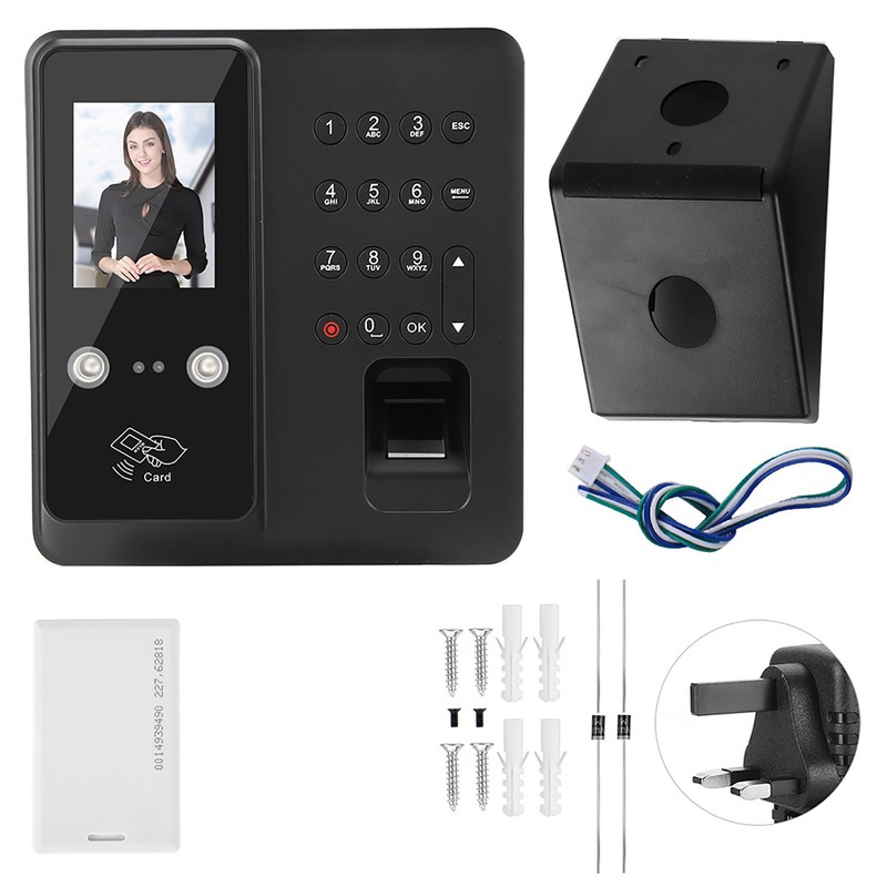 2.8in TFT TCP/IP 125KHZ Facial Fingerprint RFID Card Password Time