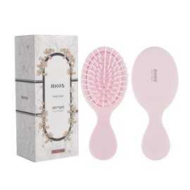 RHOS Hair Brush, Mini Comb, Portable, Men's, Women's, Children, Dry & Wet Use, Cute, Portable Hair Brush, Mini Hair Brush, Hair Care, Smooth, Pink