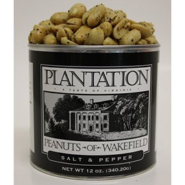 Salt & Pepper Peanuts - 12 ounce tin