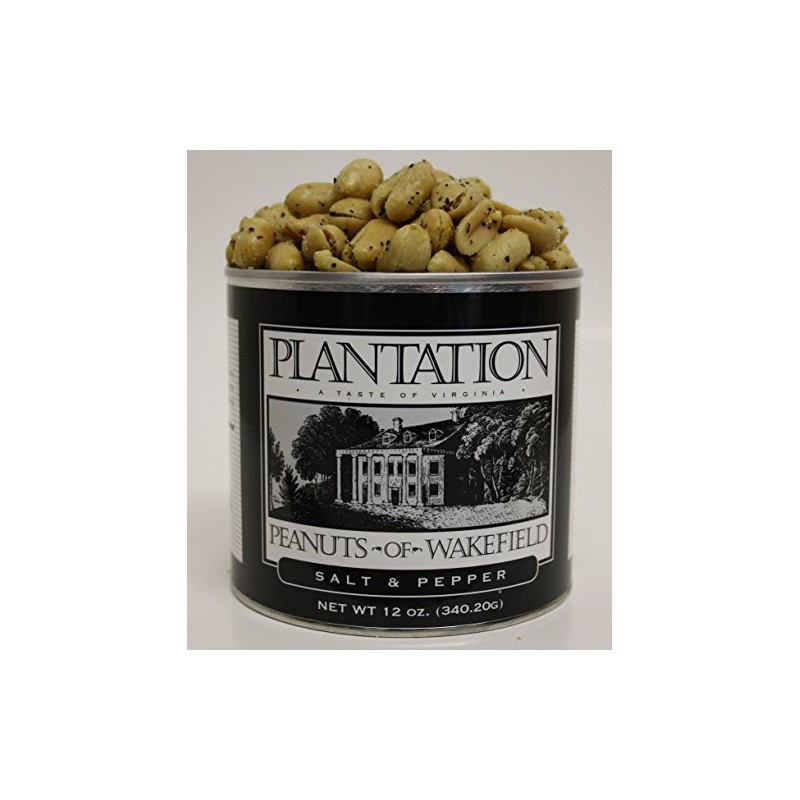 Salt & Pepper Peanuts - 12 ounce tin
