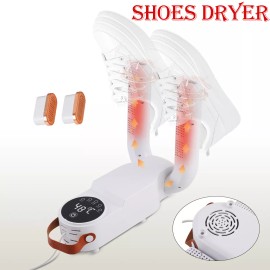Unbranded Deodorizer Shoe Glove Boot Dryer Foldable w/ Heat Blower Adjustable Rack & Timer