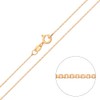 Old English Jewellers Solid 9ct Yellow Gold on Silver 1mm