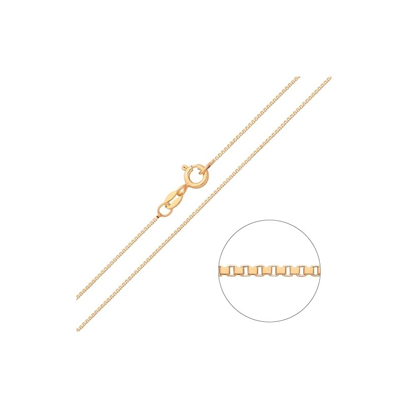 Old English Jewellers Solid 9ct Yellow Gold on Silver 1mm
