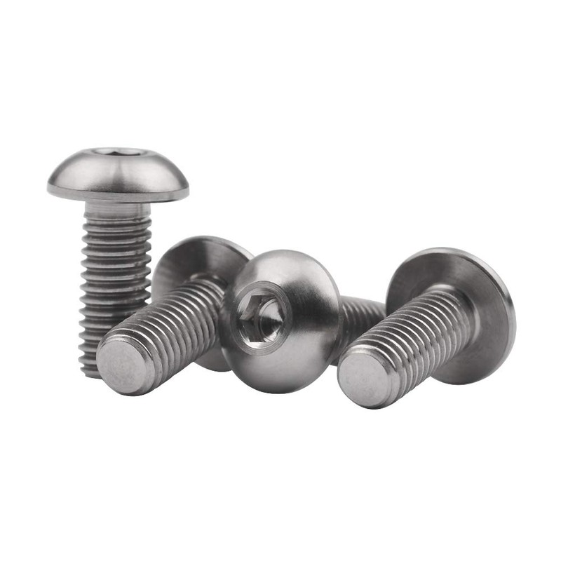 Ruifu Bicycle Bottle Cage Titanium Alloy Bolts ISO7380 M5x8mm M5x10mm