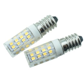 TAODAN 2PCS E12 Candlestick Screw Base Salt Bulb Replacement Himalayan Salt Lamp 5W Night Light Bulb Warm Light for Sewing Machine Bulb Dryer Bulb Cosmetic Mirror Bulb Replacement