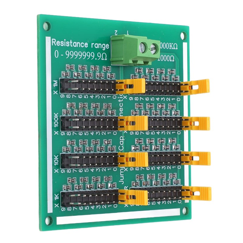 AMONIDA Resistor Board, Accurate 0 to 9999999.9Ω Easy Wired Programmable