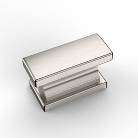 9BUILD 10 Pack 1.5Inch(37mm) Brushed Satin Nickel Kitchen Cabinet knobs Zinc Cabinet Hardware Drawer knobs Dresser knobs Kitchen knobs for cabinets