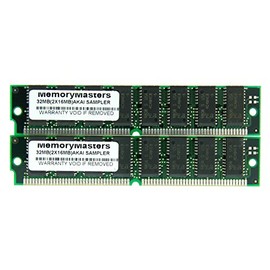 32MB 2x16MB SIMM Memory for Akai Sampler MPC2000 MPC2000XL MPC 2000XL S2000 S3000XL CD3000XL S300XL RAM