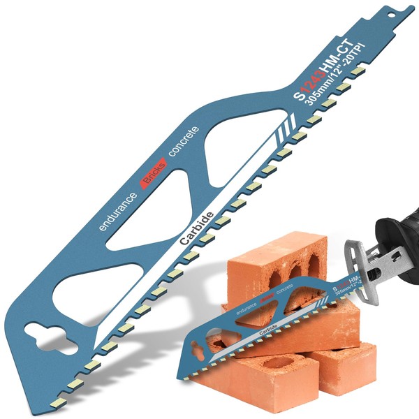 LYDODOKA Concrete Saw Blade, Masonry Reciprocating Saw Blades, Tungsten Carbide