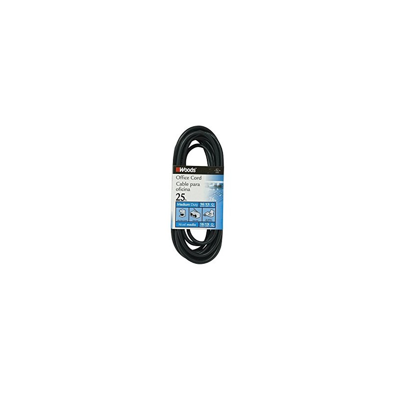 Woods Light Duty Extension Cord - Indoor Power Solution for
