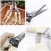YuBu-Tech Pruning Shears Scissors,Stainless Steel Straight Blade&Bypass Pruning Shears for