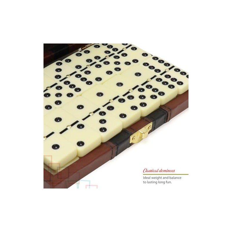 ERLLE - Variacion de Dominos (Domino Clasico - Simil Cuero)