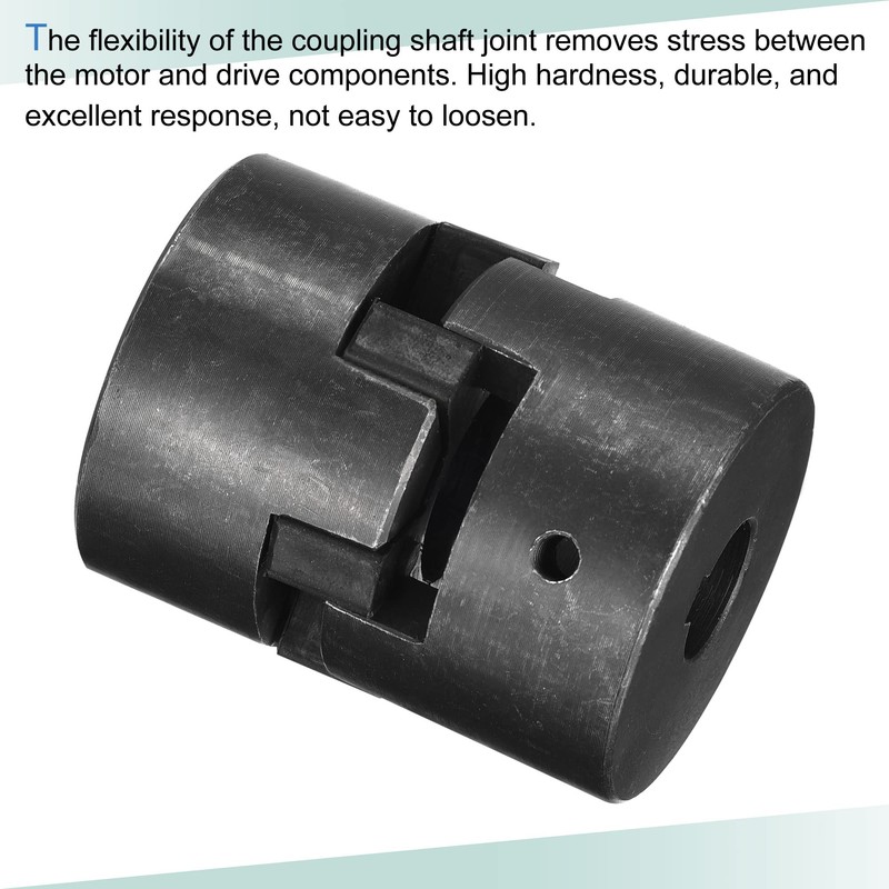 sourcing map Flexible Coupling Shaft 14 mm to 16 mm