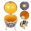 Egg Trinket Box Exquisite Jewelry Ring Holder Storage Box Home