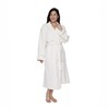 Mansfield, Unisex Spa Microfiber Shimmer Lined Shawl Collar Robe, Champagne,
