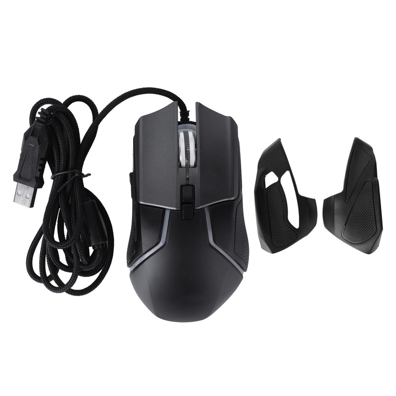 Gaming Mouse Adjustable DPI Mechanical Ergonomic RGB Lighting Wired Mice