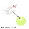 PATIKIL 0.18x0.11 L Size Fishing Rubber Bobber Beads Stoppers, 270