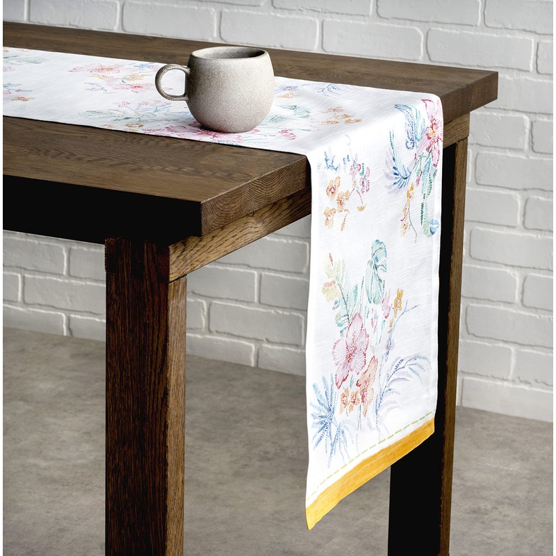 Maison d' Hermine Tablerunner 100% Cotton Decorative Easter Tablerunners Washable