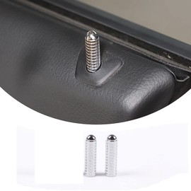 Juego de 4 pomos de bloqueo de puerta de coche de aleación de aluminio, 4 piezas de cubierta de perilla de cerradura de puerta interior de coche, accesorios interiores de coche, juego de pomos de bloqueo de puerta compatible con Toyota @ Supr@ GR A90 A91 