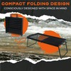 Adv Seeka 24" Heavy Duty Folding Campfire Grill, Compact Folding