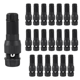 MELIFE Low Voltage Wire Connector 20PCS, Landscape Lighting Connectors Waterproof,12-14AWG Landscape Wire Connectors for Path Lights Outdoor Spotlight Spotlights In-Ground Lights