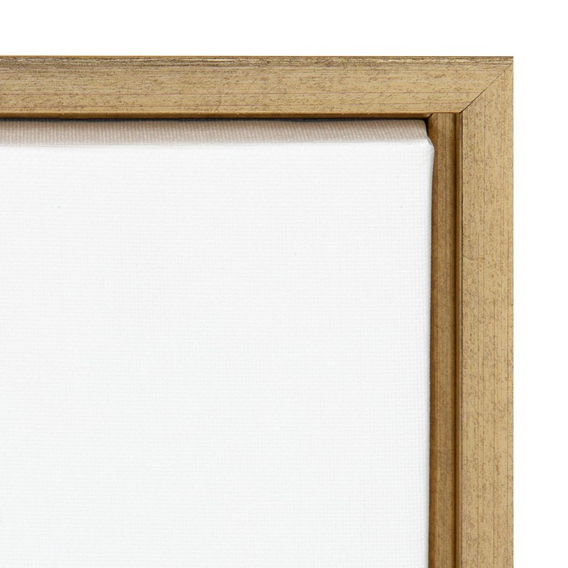 Kate and Laurel Sylvie Nordic Flowers Framed Canvas by Myriam