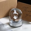 ZMCRAFT 3D 3.15" Hummingbird Laser Crystal Ball – Unique Bird-Light