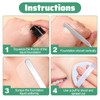 3 Pcs Metal Makeup Spatula Applicator Foundation Spatula Kit Stainless