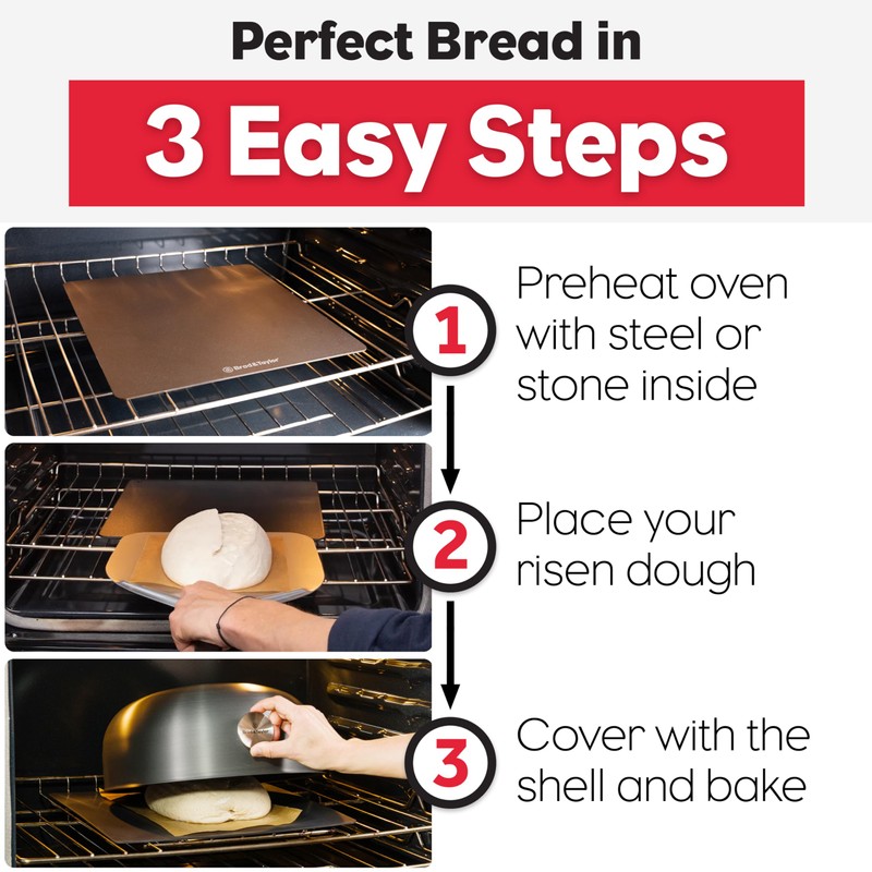 Brod & Taylor Ultralight Baking Shell for Sourdough Bread (Boule)