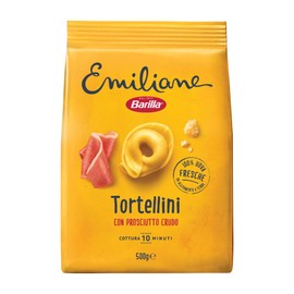 Barilla Pasta all'Uovo Ripiena Le Emiliane Tortellini con Prosciutto Crudo, 500 g