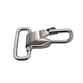 MARINE CITY Rectangular Buckle with Snap Hook – 304 Stainless Steel, 2 Inches Width, Heavy-Duty, Corrosion-Resistant Clip for Marine, Boating, Camping & Outdoor Use