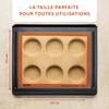 Silpat The Original Large Round Mini Cakes Mold, 6 Hole