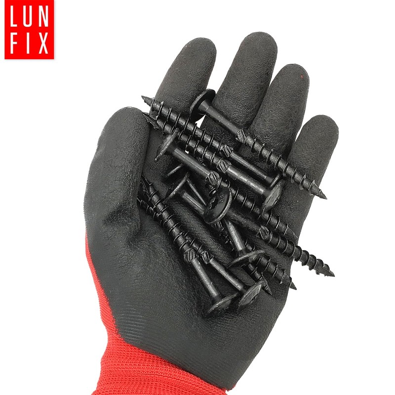8 x 80 mm, Pack of 10 Post Anchor Screws