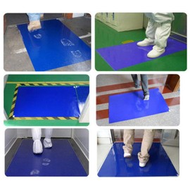 INTBUYING Tacky Sticky Mat 24 x 36 Inches 300 Sheets Contamination Laboratory Clean Room 1 Case 10 mats 300 Sheets Adhesive Mat
